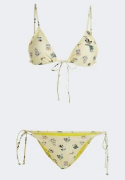Adidas Originals Set Coney Island Cool Allover Print - Bikini - Almost Yellow/Black -ASOS 005ff77b40834f46a04b3edcc9e6a6d6