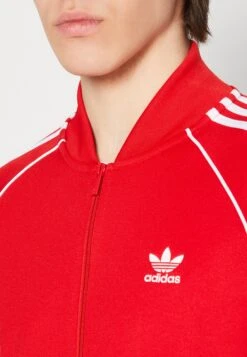 Adidas Originals Unisex - Sweat Zippé - Better Scarlet/White -ASOS 0069804d95d24d058b695ec45273f6eb