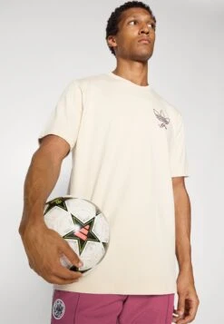 Adidas Originals AJAX ICON GRAPHIC TEE - Article De Supporter D'équipe De Club - Halo Ivory -ASOS 006c39120ae94aa2a0ad6814edf3b522