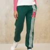 Adidas Originals 3 Stripe Leg - Pantalon De Survêtement - Dark Green