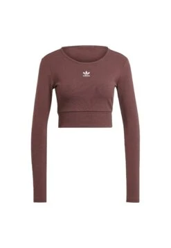 Adidas Originals Essentials - T-Shirt À Manches Longues - Shadow Brown -ASOS 00fad0b0c9cc4c2f9f3a603e889cf853