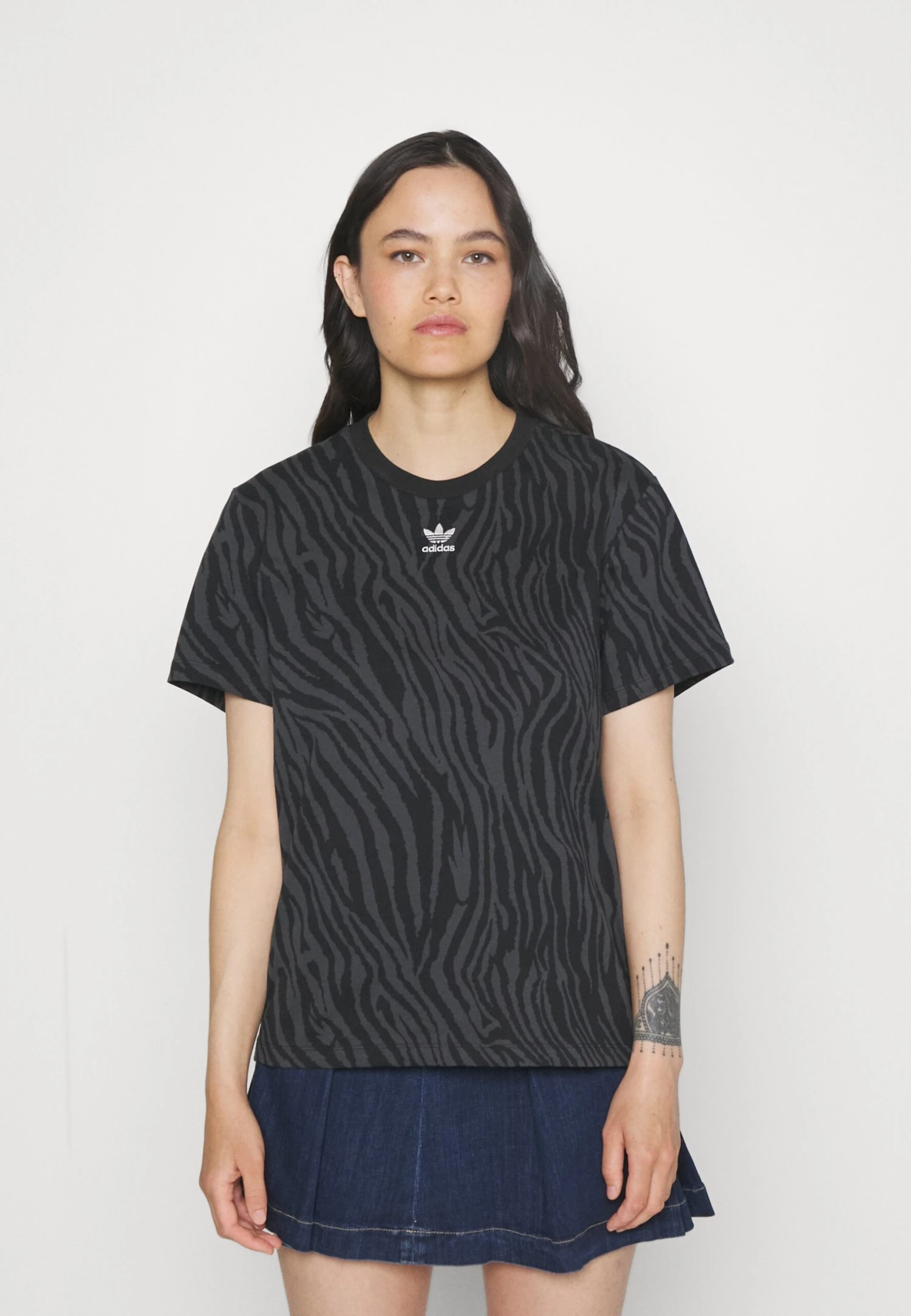 Adidas Originals Animal Tee - T-Shirt Imprimé - Carbon/Black 3 Adidas Originals Animal Tee - T-Shirt Imprimé - Carbon/Black – Image 3