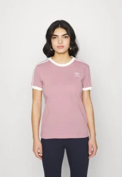 Adidas Originals 3 Stripes - T-Shirt Imprimé - Magic Mauve