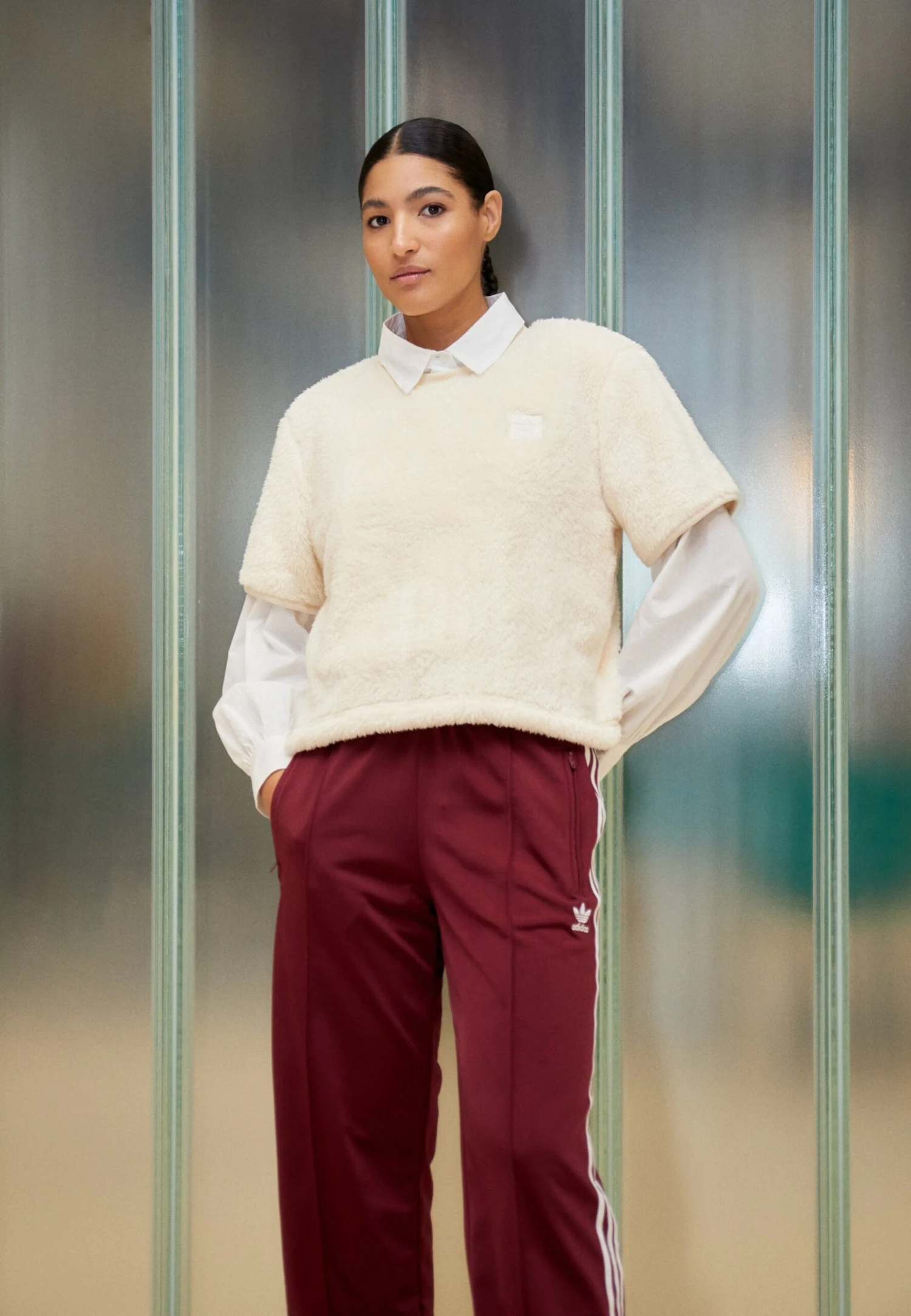 Adidas Originals Essentials Fluffy - T-Shirt Imprimé - White 1 Adidas Originals Essentials Fluffy - T-Shirt Imprimé - White