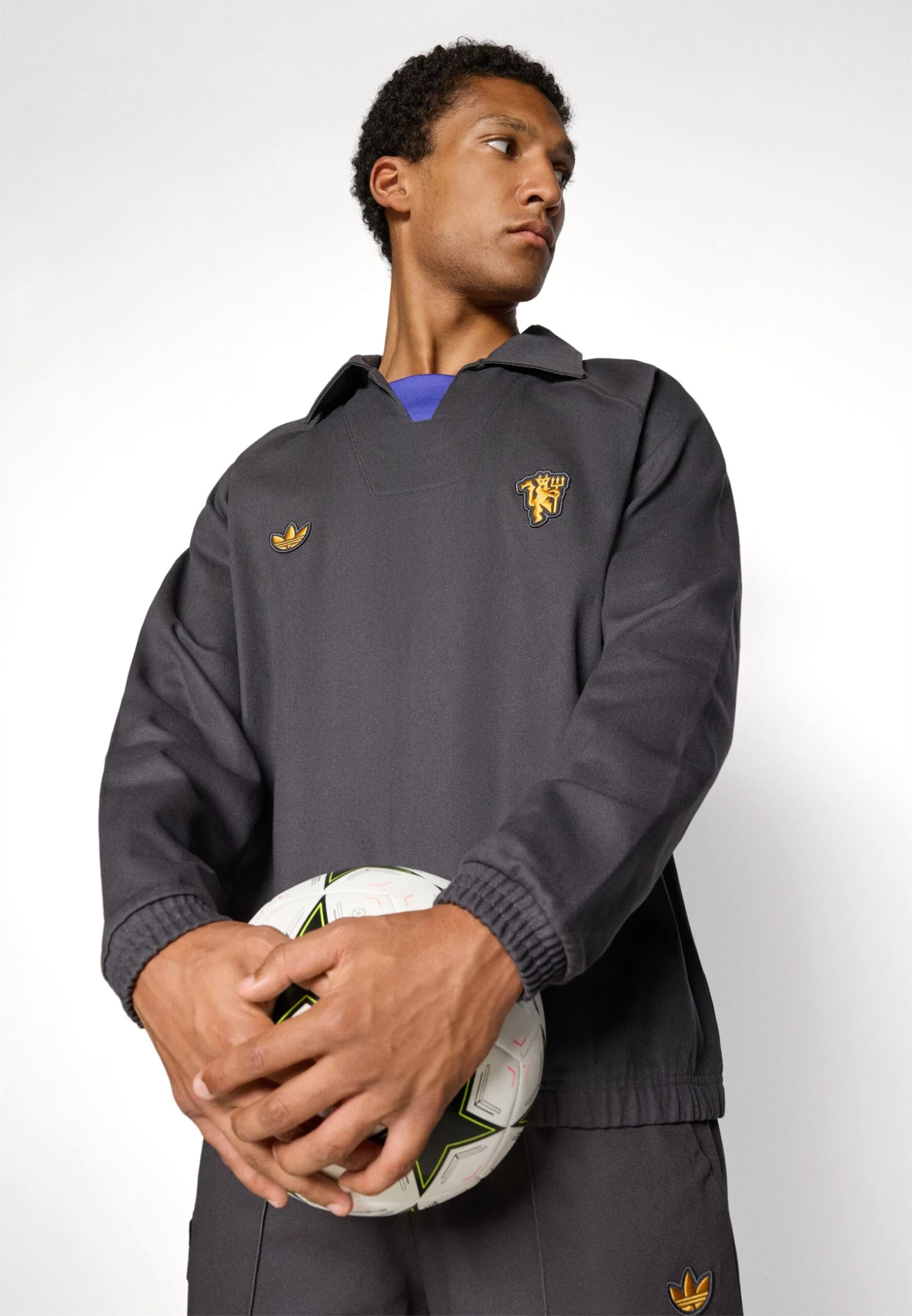 Adidas Originals MANCHESTER UNITED ICON - Blouson - Utility Black 5 Adidas Originals MANCHESTER UNITED ICON - Blouson - Utility Black – Image 5