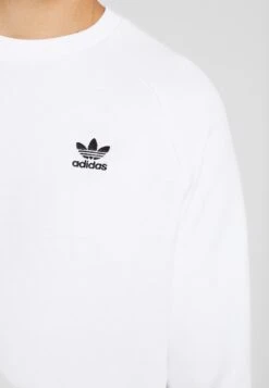 Adidas Originals Essential Crew - Sweatshirt - White/Black -ASOS 02b51a79c86c43cf987e0f2e1284ce8b