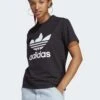 Adidas Originals Adicolor Classics Trefoil Tee - T-Shirt Imprimé - Black