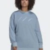 Adidas Originals Crew Plus Size - Sweatshirt - Ambient Sky