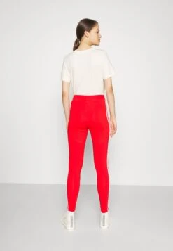 Adidas Originals Stripes Compression - Legging - Red -ASOS 041ce5abdbb04dd48c9ed986f67d23e9