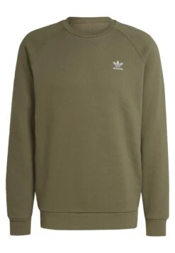 Adidas Originals Essential Crew - Sweatshirt - Olive Strata -ASOS 04a0edad41b04b98a1d59d8e6a3bf361