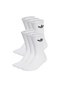 Adidas Originals Tre Crw 6 Pack - Chaussettes - White