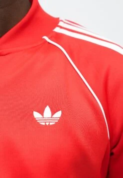 Adidas Originals Veste De Survêtement - Better Scarlet/white -ASOS 095e0681a7504cf0a65c30ad4e3dab89