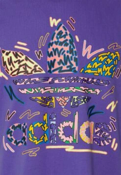 Adidas Originals Loveuni Tref Te Unisex - T-Shirt Imprimé - Purple/Multicolor -ASOS 09ad35b9956c4036a859a7baca49f0b7