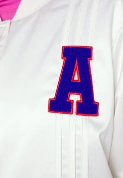 Adidas Originals Varsity Jacket - Blouson Bomber - White -ASOS 09b5629119d74e888112d738dbe2b6d6