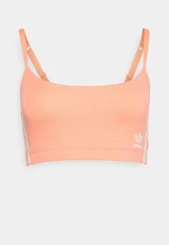 Adidas Originals Scoop Bralette - Brassière - Coral Red -ASOS 0b1341cfba2b4005aa51c2fa89f307e0