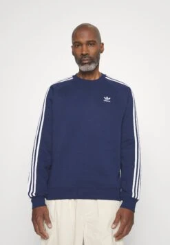 Adidas Originals ADICOLOR CLASSICS 3-STRIPES CREW - Sweatshirt - Night Indigo -ASOS 0b42979c1cc04282832cdf6a490bbe20