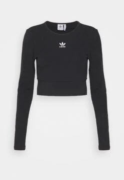 Adidas Originals Essentials - T-Shirt À Manches Longues - Black -ASOS 0b940a96597d46b8be370758cbc866e5