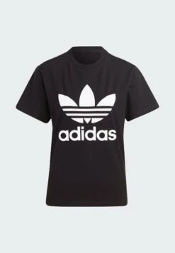 Adidas Originals Adicolor Classics Trefoil Tee - T-Shirt Imprimé - Black -ASOS 0c72039f051a43cb8f7267bd007b0243