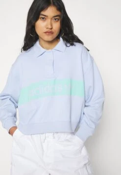 Adidas Originals Loose Collar - Sweatshirt - Blue Dawn -ASOS 0d31224a95d644e1a5aca921e757a084