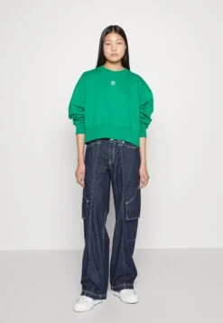 Adidas Originals Adicolor Essentials Crew - Sweatshirt - Green -ASOS 0f75e4ed49e54c7e9dace1e17f8bf9a0