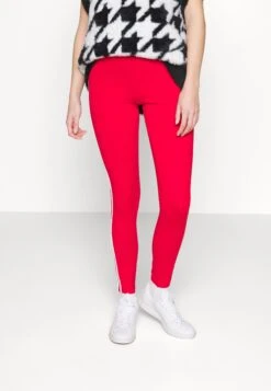 Adidas Originals Classics 3 Stripes Tight - Legging - Better Scarlet -ASOS 102f604100924cf697a368769fb13e0a