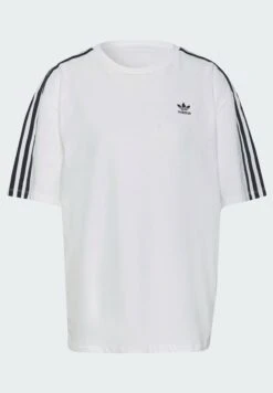 Adidas Originals Oversized Adicolor Relaxed - T-Shirt Imprimé - White -ASOS 118571ea6165480089cece2804ef3698