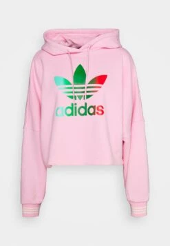 Adidas Originals Adicolor 70S Cropped Hoodie - Sweatshirt - True Pink 12 Adidas Originals Adicolor 70S Cropped Hoodie - Sweatshirt - True Pink -ASOS 126efc0b082c419ebc7e9a7a268ddc83
