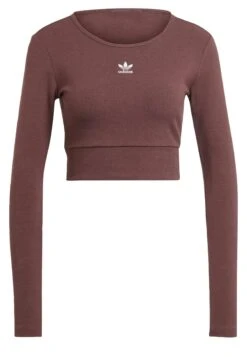 Adidas Originals Essentials - T-Shirt À Manches Longues - Shadow Brown -ASOS 1291554ef22a4b7b8e4d1bece4d2d9e1