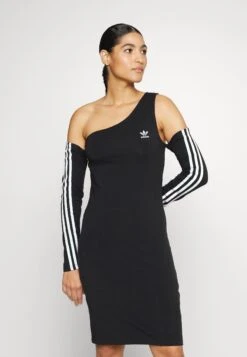 Adidas Originals Cutout Dress - Robe En Jersey - Black -ASOS 12b11908cba0480ea07bb5c00638f9a1