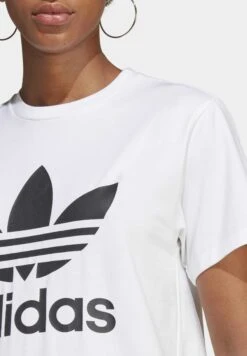 Adidas Originals Adicolor Classics Trefoil Tee - T-Shirt Imprimé - White -ASOS 130f51d35b5e4471be4ed77d3a93cef3