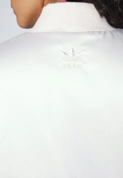 Adidas Originals Varsity Jacket - Blouson Bomber - White -ASOS 1564c10fc88e403b84089ff8a27619c1