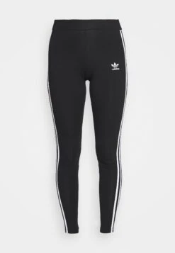 Adidas Originals Stripes Compression - Legging - Black -ASOS 1576f00bb34d41f7a32d5c878f3c500d