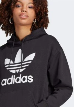 Adidas Originals Trefoil - Sweat À Capuche - Black -ASOS 158515522681425bb2a5175dfb66abc0