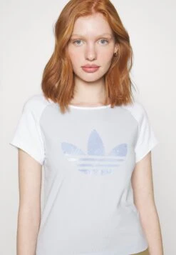 Adidas Originals Infill Marble Trefoil Tee - T-Shirt Imprimé - Halo Blue -ASOS 15afcfd3129f477681475642f7644b2e