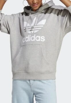 Adidas Originals Trefoil - Sweat À Capuche - Medium Grey Heather -ASOS 16815d9157c542aab7fa8315dd8cccd8