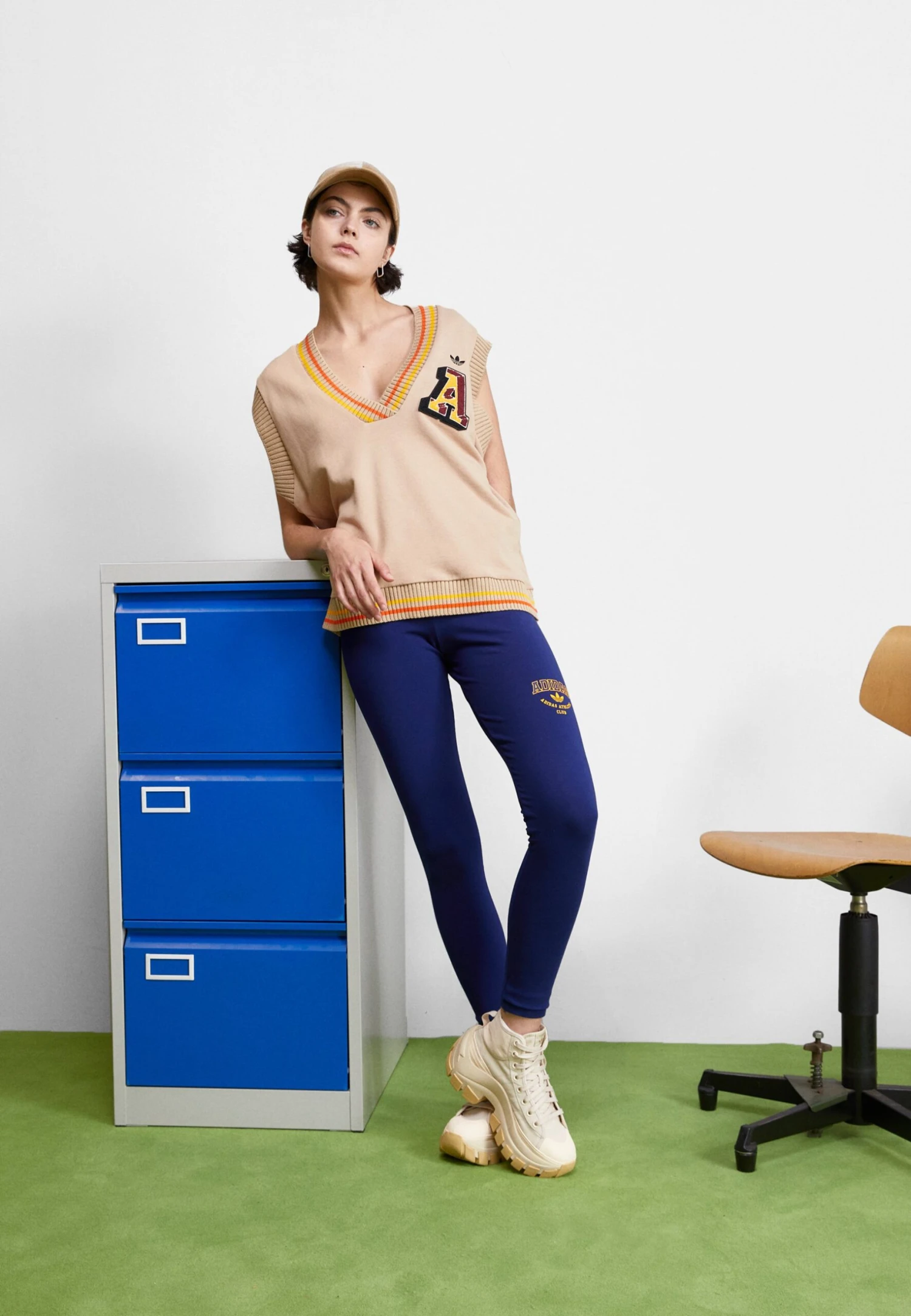 Adidas Originals Full - Legging - Dark Blue 2 Adidas Originals Full - Legging - Dark Blue – Image 2