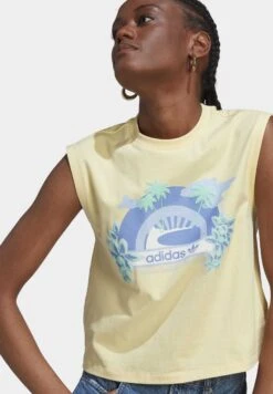 Adidas Originals Slvles Grfx - T-Shirt Imprimé - Almost Yellow -ASOS 186d73f41cd941caab040c154e829ab3