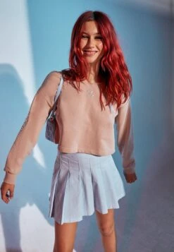 Adidas Originals Slouchy Crew - Sweatshirt - Ash Pearl -ASOS 18d089ddba144df4ab1c14ff7c7758e6