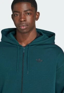 Adidas Originals BAGGY HOODIE - Sweat Zippé - Aurora Ivy/black -ASOS 194989fb439a4b58bb4c458e4e290a12