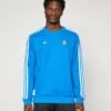 Adidas Originals REAL MADRID ICON SWEAT - Article De Supporter D'équipe De Club - Bluebird/white