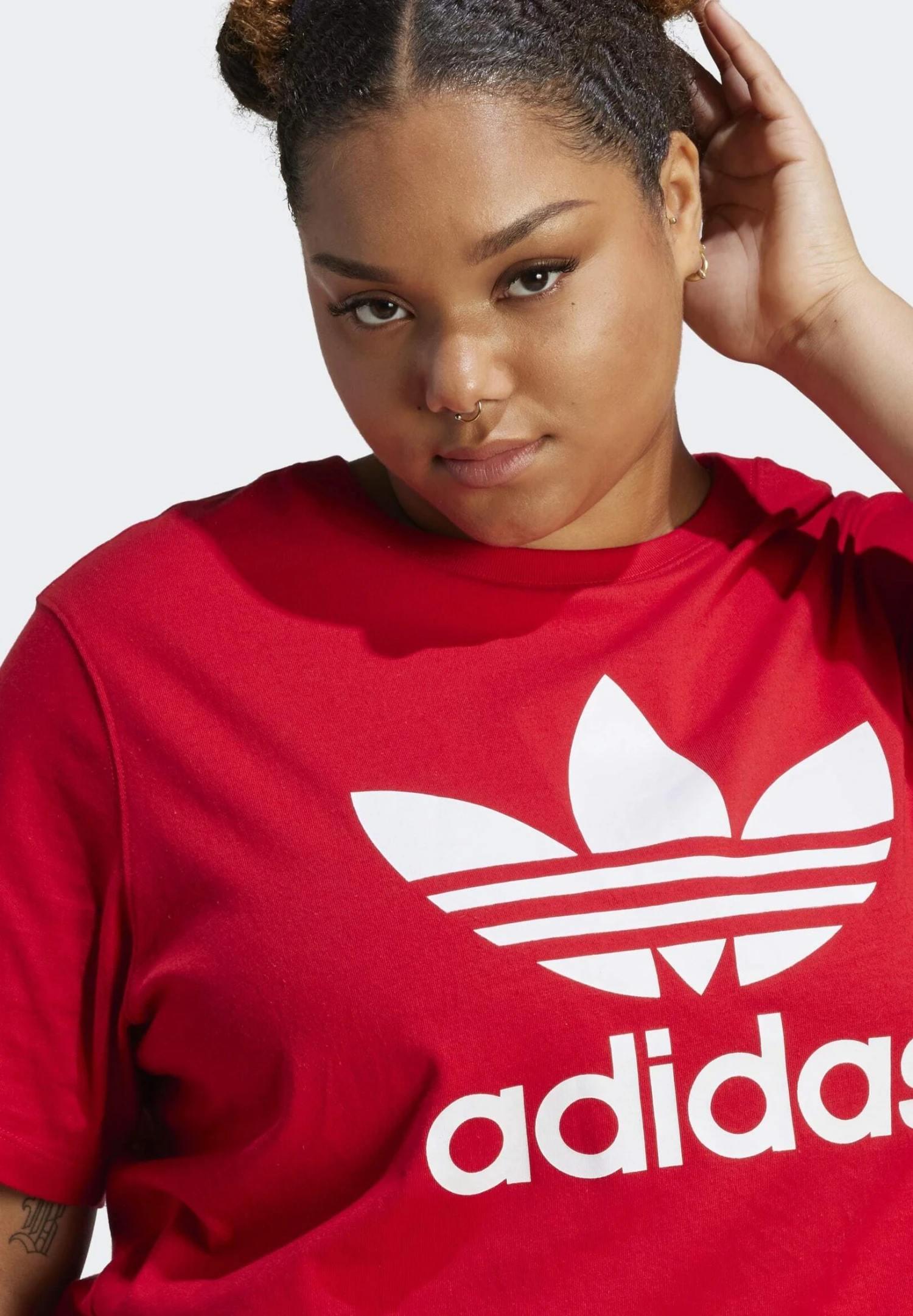 Adidas Originals Trefoil - T-Shirt Imprimé - Better Scarlet 3 Adidas Originals Trefoil - T-Shirt Imprimé - Better Scarlet – Image 3