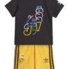 Adidas Originals X James Jarvis Set - Short - Black Crew Yellow