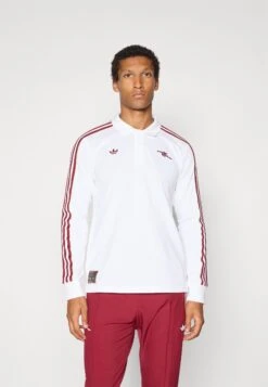 Adidas Originals ARSENAL FC ICON LONG SLEEVE POLO - Article De Supporter D'équipe De Club - White