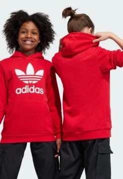 Adidas Originals Trefoil Junior Unisex - Sweat À Capuche - Better Scarlet -ASOS 1d05c30e071c4001ac463942cb4fa86c