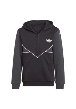 Adidas Originals Adicolor Half Zip - Sweat À Capuche - Black