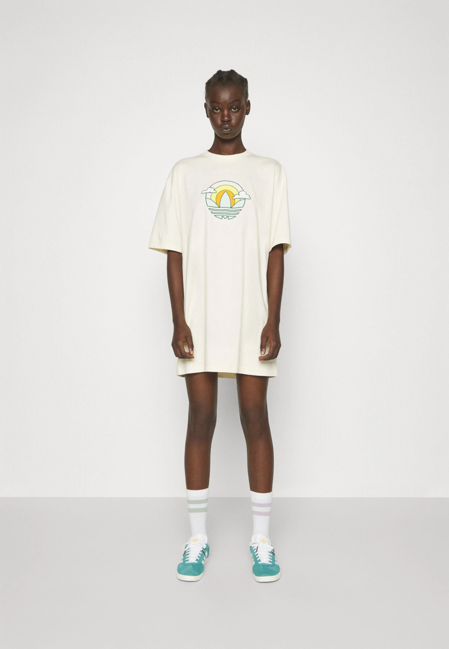 Adidas Originals Tee Dress - Robe En Jersey - White 3 Adidas Originals Tee Dress - Robe En Jersey - White – Image 3