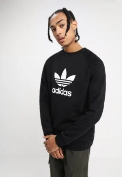 Adidas Originals Trefoil Crew Unisex - Sweatshirt - Black