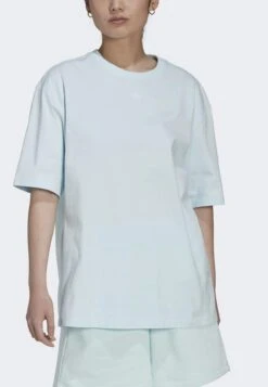 Adidas Originals T-Shirt Imprimé - Blue -ASOS 201bb1a41e8941bdb4e7f4fdc12bb814