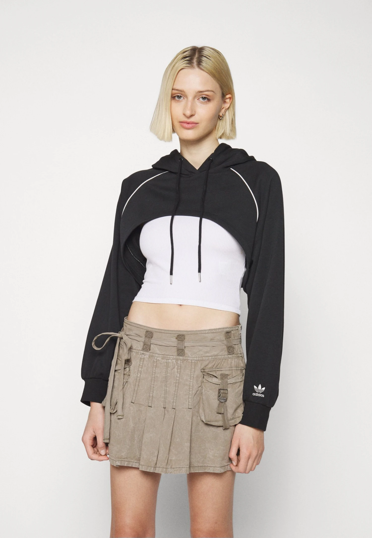 Adidas Originals Big Logo Hoodie 2 In 1 - Sweatshirt - Black 6 Adidas Originals Big Logo Hoodie 2 In 1 - Sweatshirt - Black – Image 6