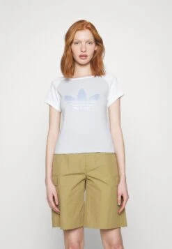 Adidas Originals Infill Marble Trefoil Tee - T-Shirt Imprimé - Halo Blue -ASOS 216967cbc51d4de299a1a8c0642eeeac